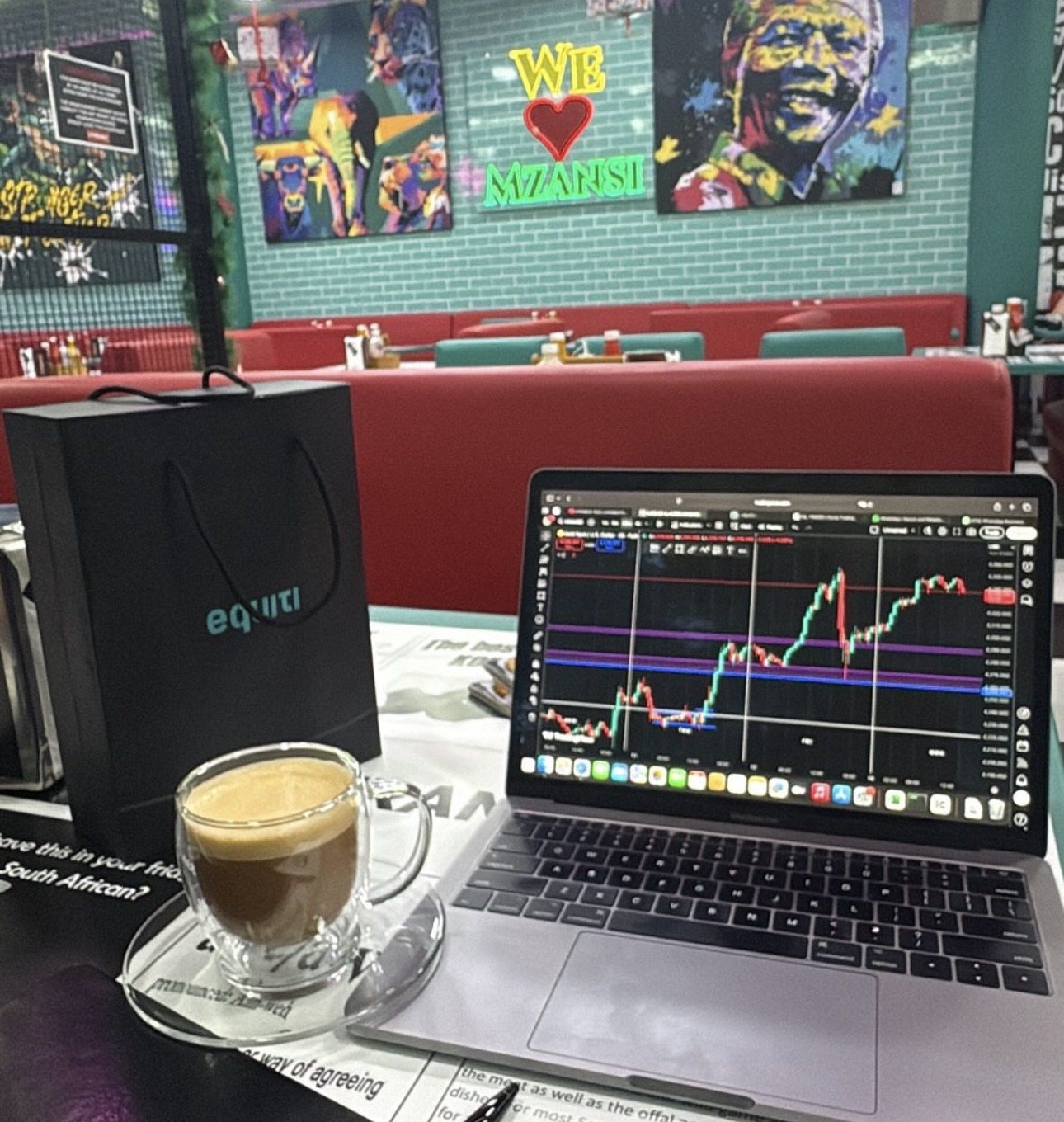 F&L Trades neon brand image